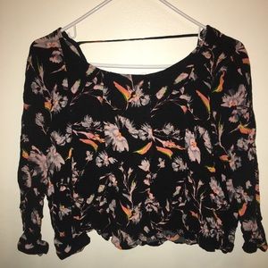 Floral crop top